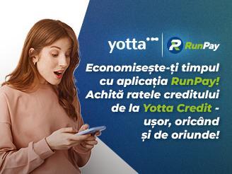 Rambursarea creditului Yotta in aplicatia RunPay